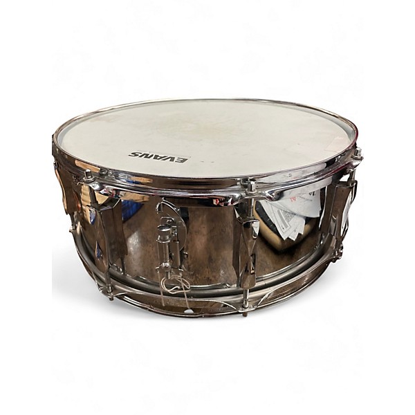 Used Premier 14in Steel Snare Chrome Drum