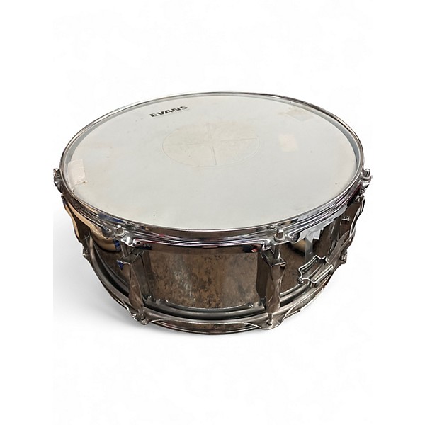 Used Premier 14in Steel Snare Chrome Drum