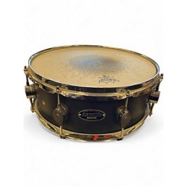 Used PDP by DW 6X14 Pacific Series Snare black wax maple Drum