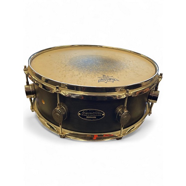 Used PDP by DW 6X14 Pacific Series Snare black wax maple Drum