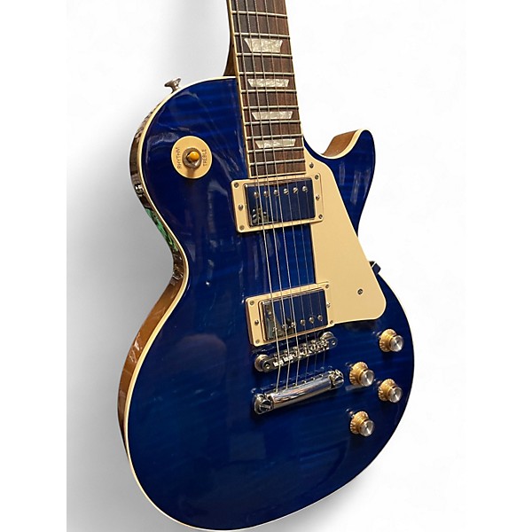 Used 2024 Gibson 1960 LES PAUL STANDARD AAA TOP LIMITED VIPER BLUE Solid Body Electric Guitar