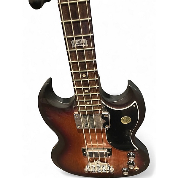 Used 2014 Gibson SG 120TH ANNIVERSARY BASS 2 Color Sunburst Electric Bass Guitar