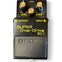 Used BOSS SD1 Super Overdrive Effect Pedal