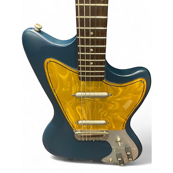 Used Danelectro Dead-On '67 Blue Solid Body Electric Guitar