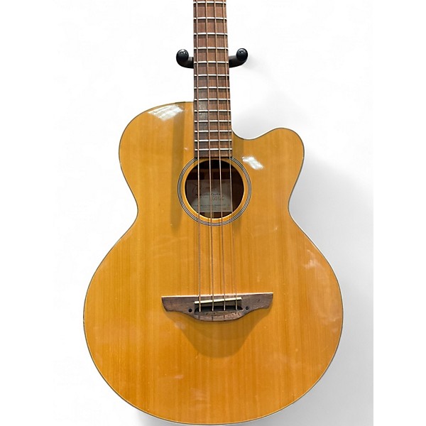 Used Takamine eg512c Natural Acoustic Bass Guitar