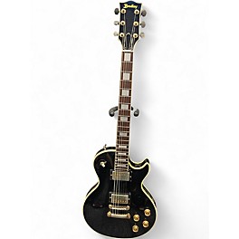 Used Bradley LP style custom Black Solid Body Electric Guitar