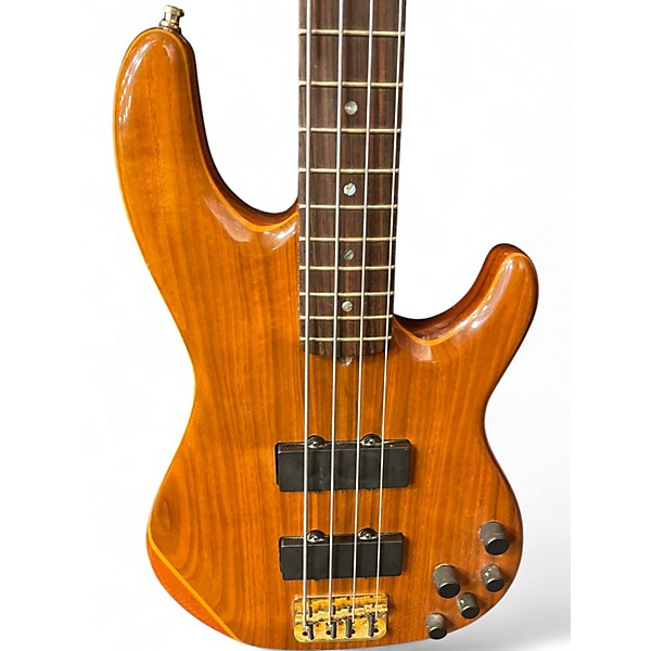 Used Fender deluxe zone bass Walnut Electric Bass Guitar