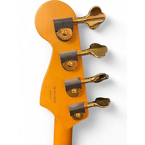 Used Fender deluxe zone bass Walnut Electric Bass Guitar