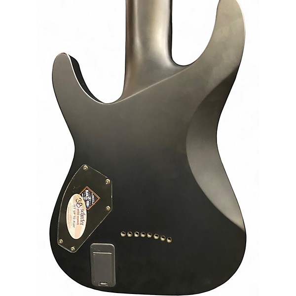 Used Schecter Guitar Research blackjack C8 Black Solid Body