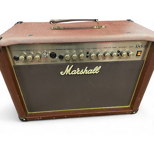 Used Marshall AS50D 50W 2X8 Acoustic Guitar Combo Amp