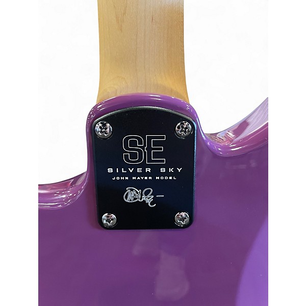 Used PRS SE Silver Sky Purple Solid Body Electric Guitar