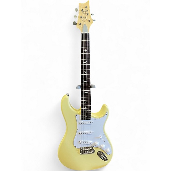 Used PRS SE Silver Sky Olympic White Solid Body Electric