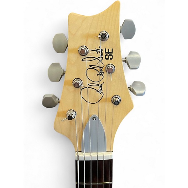 Used PRS SE Silver Sky Olympic White Solid Body Electric Guitar