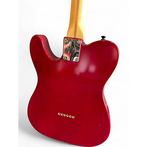 Used Fender Highway One Telecaster Trans Red Solid Body Electric Guitar