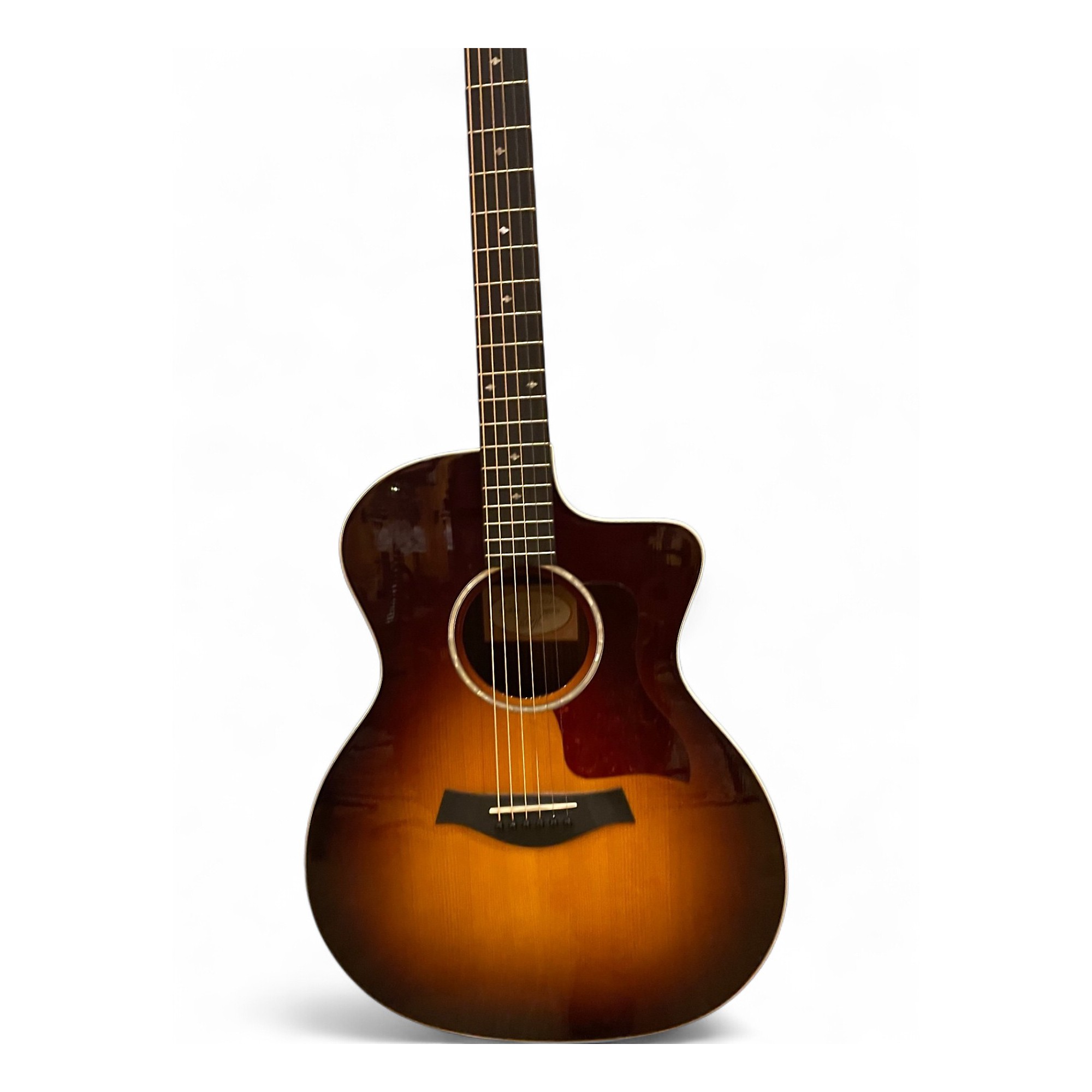 Used Taylor 214CE Deluxe 2 Color Sunburst Acoustic Electric
