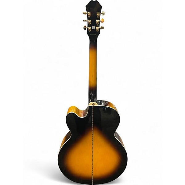 Used Epiphone J-200EC STUDIO 2 Color Sunburst Acoustic Electric Guitar