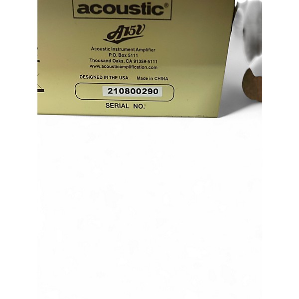 Used Acoustic A15 15W 1x6.5 Acoustic Guitar Combo Amp