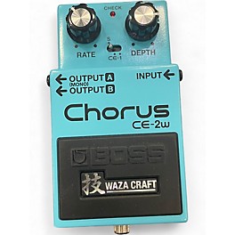 Used BOSS CE2W Waza Craft Chorus Effect Pedal