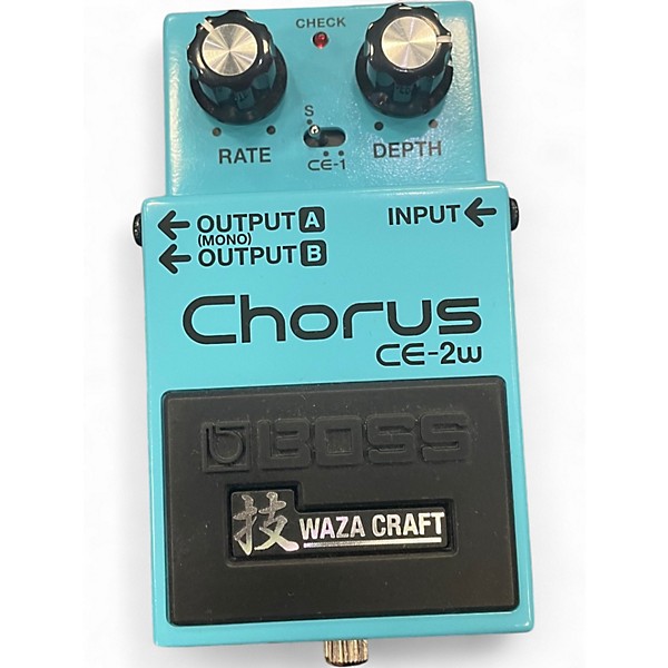 Used BOSS CE2W Waza Craft Chorus Effect Pedal