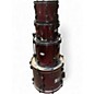 Used Pearl 4 Piece Vision Wine Red Drum Kit thumbnail