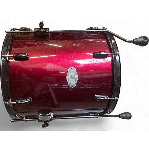 Used Pearl 4 Piece Vision Wine Red Drum Kit