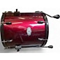Used Pearl 4 Piece Vision Wine Red Drum Kit