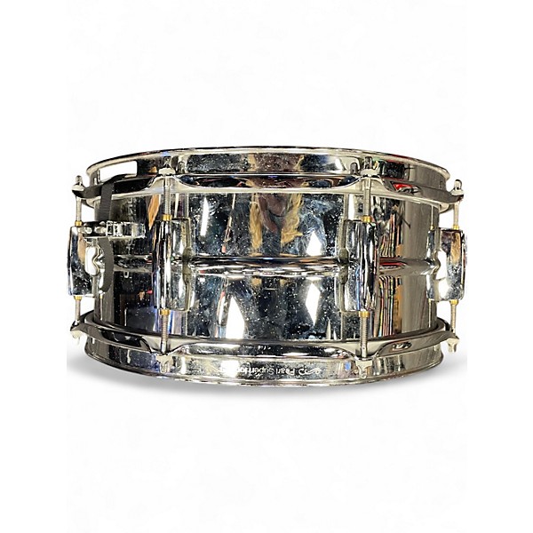 Used Pearl 14X5.5 Sensitone Snare Chrome Drum