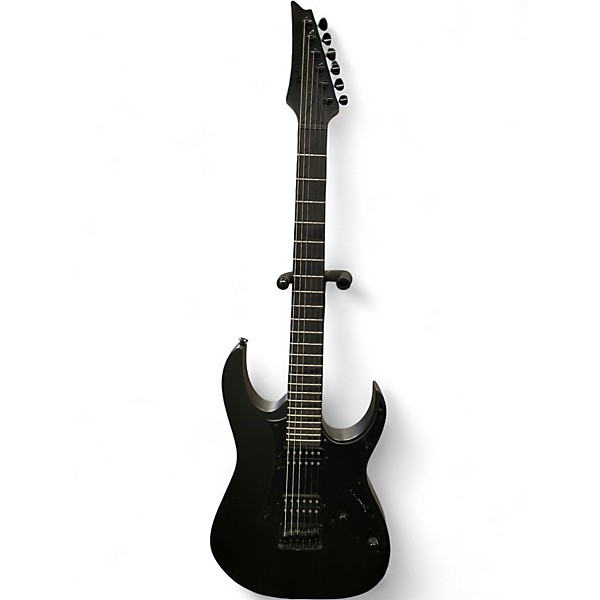 Used Ibanez GRGR131EX-BKF Flat Black Solid Body Electric Guitar