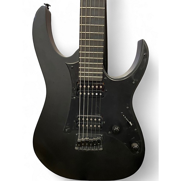 Used Ibanez GRGR131EX-BKF Flat Black Solid Body Electric Guitar