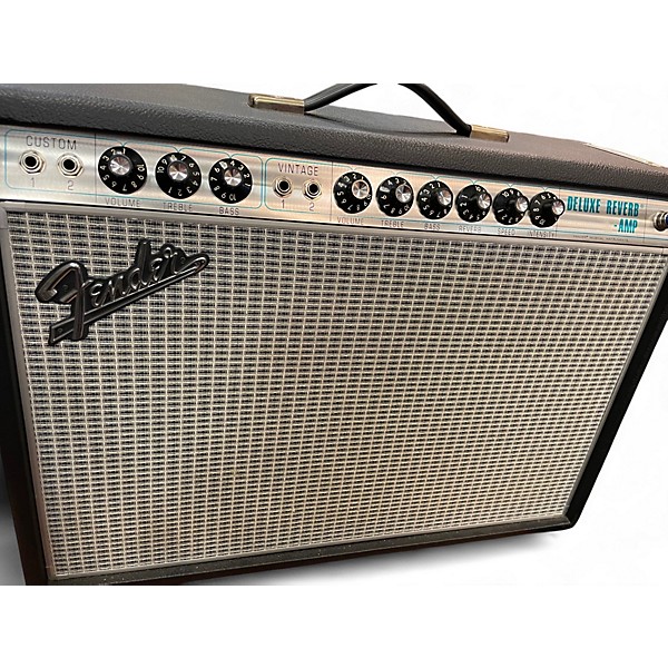 Used Fender 1968 Custom Deluxe Reverb 22W 1x12 Tube Guitar Combo Amp