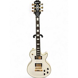 Used Epiphone Matt Heafy Les Paul Custom White Solid Body Electric Guitar