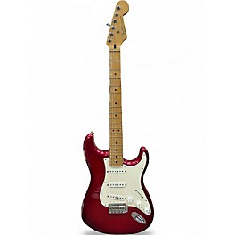 Used Fender Player Stratocaster Candy Apple Red Solid Body Electric Guitar