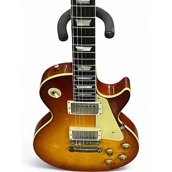 Used Gibson 1959 Reissue Murphy Aged Les Paul SLOW ICED TEA FADE Solid Body Electric Guitar