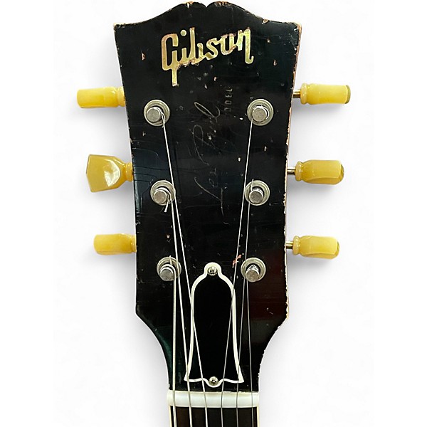 Used Gibson 1959 Reissue Murphy Aged Les Paul SLOW ICED TEA FADE Solid Body Electric Guitar