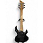 Used Glarry BURNING FIRE Black Solid Body Electric Guitar