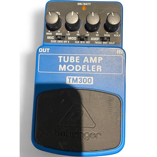 Used Behringer TM300 Tube Amp Modeler Effect Pedal