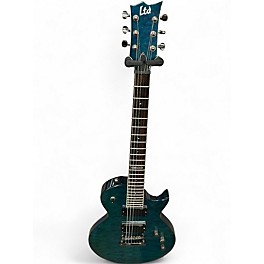 Used ESP LTD EC200QM GREEN Solid Body Electric Guitar