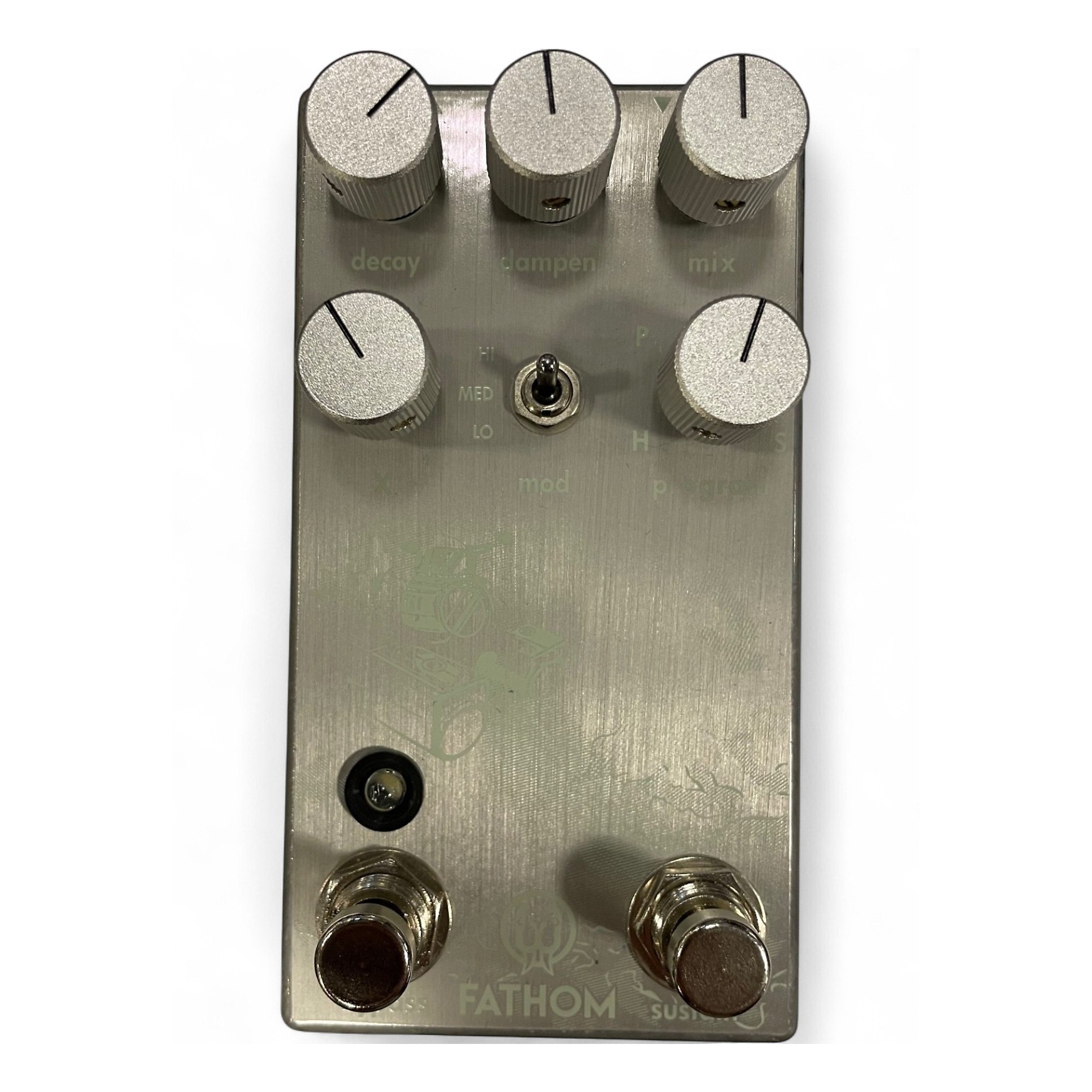 Used Walrus Audio Fathom Reverb Effect Pedal | Guitar Center