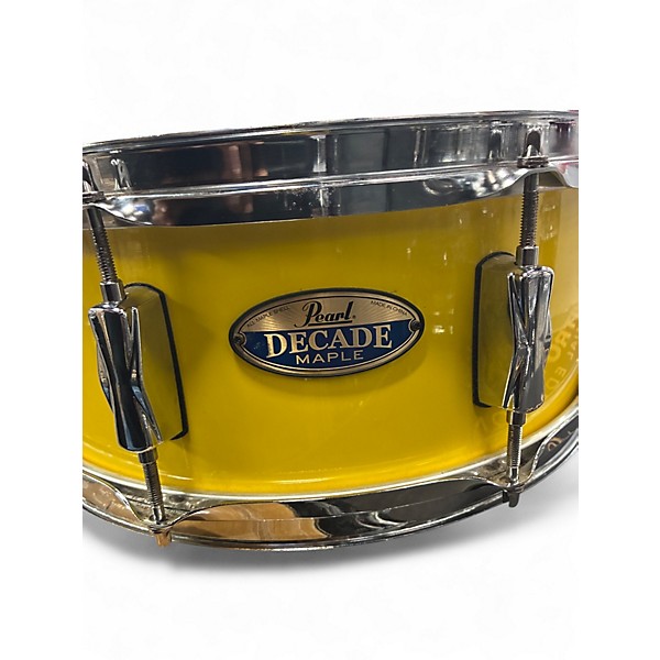 Used Pearl 5 Piece DECADE Yellow Drum Kit