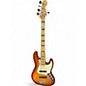 Used Fender American Elite Jazz Bass 5 String Caramel Burst Electric Bass Guitar thumbnail