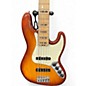 Used Fender American Elite Jazz Bass 5 String Caramel Burst Electric Bass Guitar