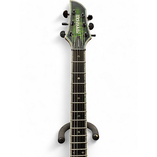 Used Fernandes Dragonfly Elite Trans Green Solid Body Electric Guitar