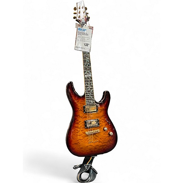 Used Schecter Guitar Research Diamond Series Classic 2 Color Sunburst Solid Body Electric Guitar