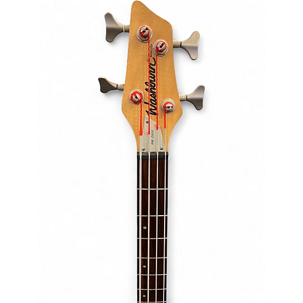 Used Washburn RB2000 Brown/Green Electric Bass Guitar