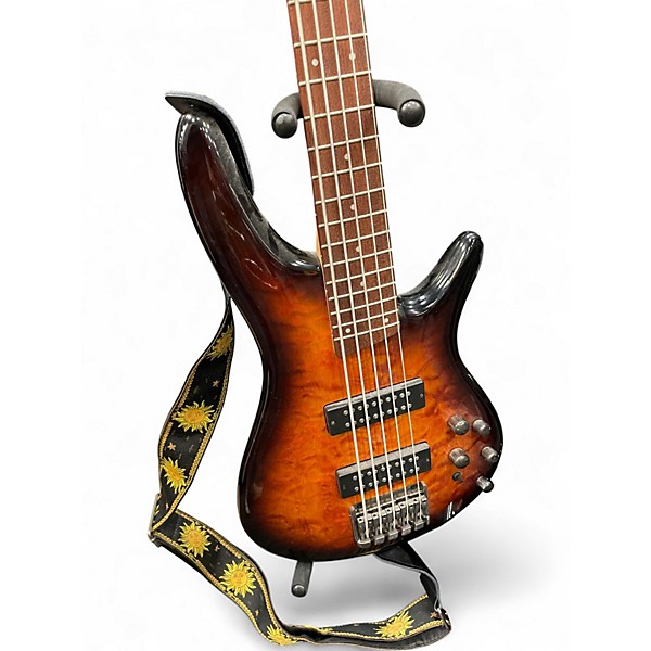 Used Soundgear By Ibanez SR405EQM 2 Tone Sunburst Solid Body Electric Guitar