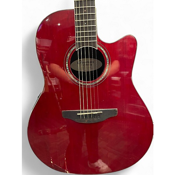 Used Ovation CS28-RR RED Acoustic Electric Guitar