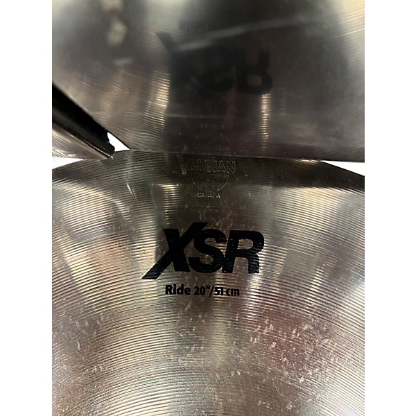 Used SABIAN 20in XSR Brilliant ride Cymbal