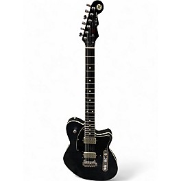 Used Reverend Reeves Gabrel Transparent Black Solid Body Electric Guitar