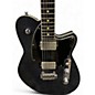 Used Reverend Reeves Gabrel Transparent Black Solid Body Electric Guitar