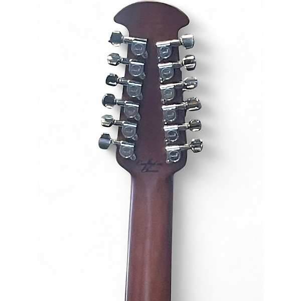 Used 2021 Ovation CE4412-5 Celebrity Deluxe Black Onyx 12 String Acoustic Electric Guitar